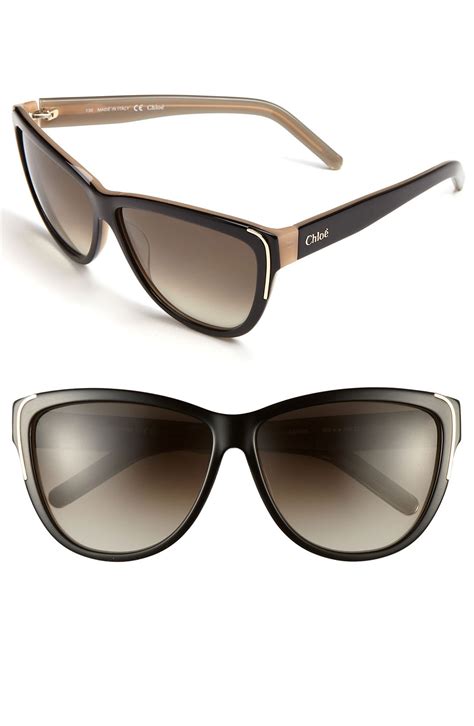 chloe black sunglasses|chloe sunglasses nordstrom.